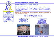 Tablet Screenshot of physiotherapie-erdmann.de